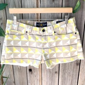 Lucky Brand Riley Patterned Denim Shorts